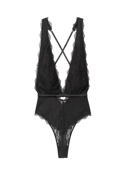 Боді тедді Victoria’s Secret мереживний Plunge Lace Teddy 26330 фото