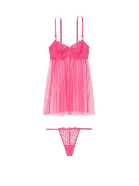 Бебідол Victoria's Secret рожевий Wicked Saydam Babydoll 26337 фото